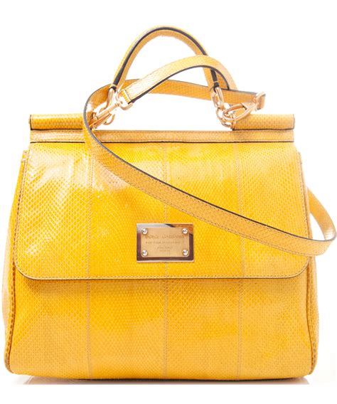 dolce and gabbana yellow purse|dolce and gabbana purses outlet.